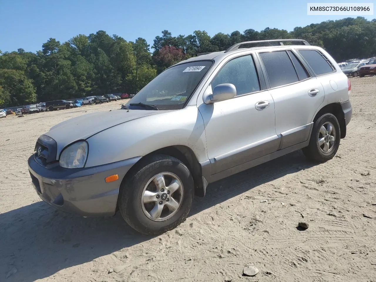 2006 Hyundai Santa Fe Gls VIN: KM8SC73D66U108966 Lot: 71019894