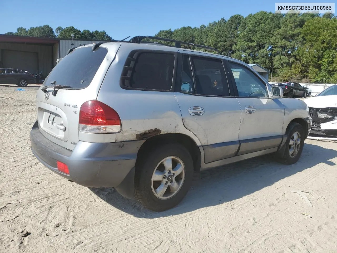 2006 Hyundai Santa Fe Gls VIN: KM8SC73D66U108966 Lot: 71019894