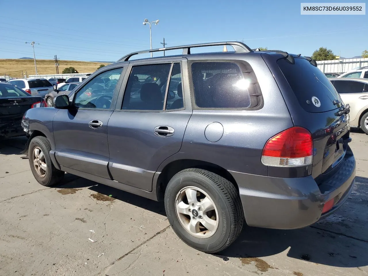 2006 Hyundai Santa Fe Gls VIN: KM8SC73D66U039552 Lot: 72468624