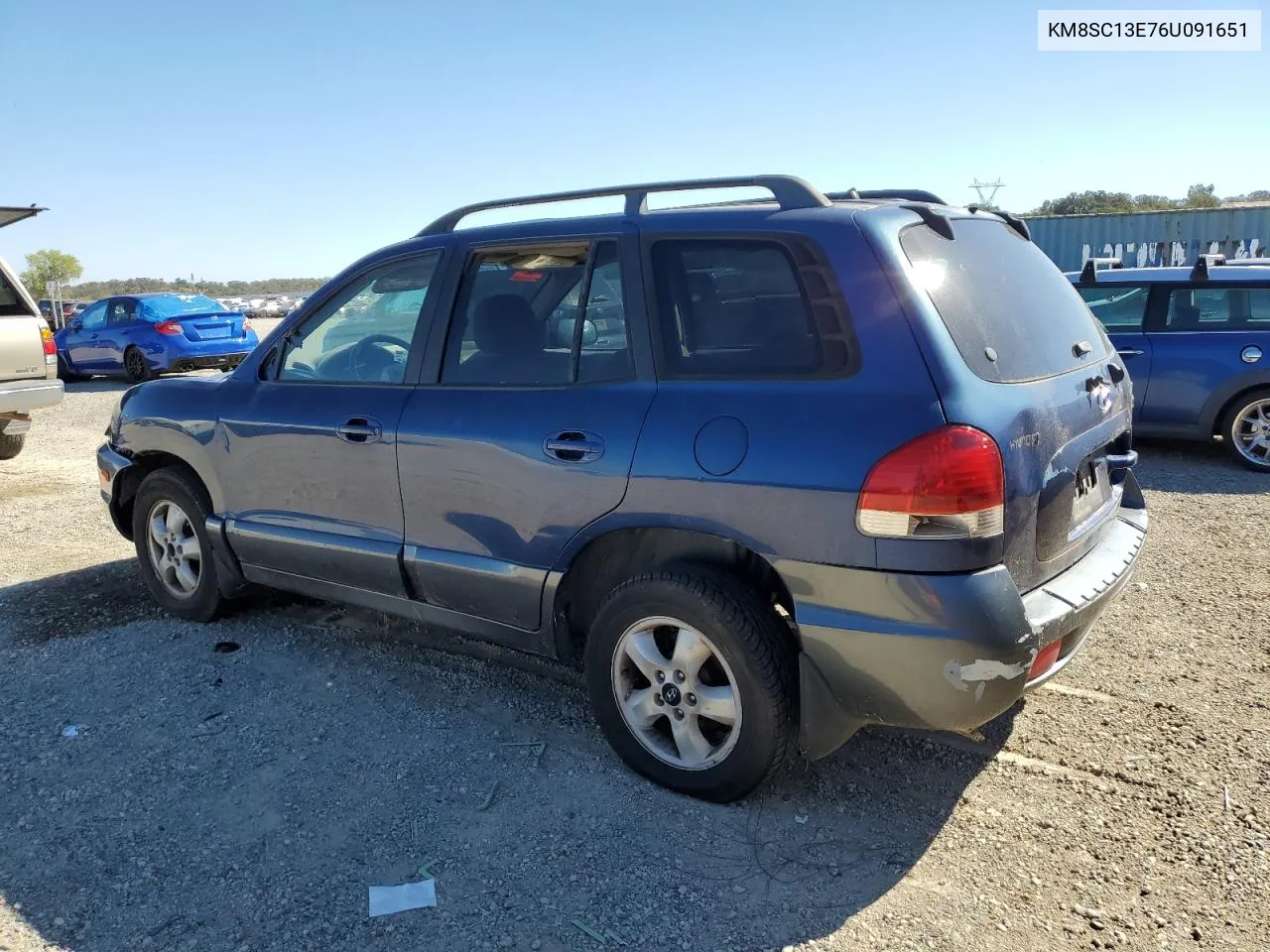 KM8SC13E76U091651 2006 Hyundai Santa Fe Gls