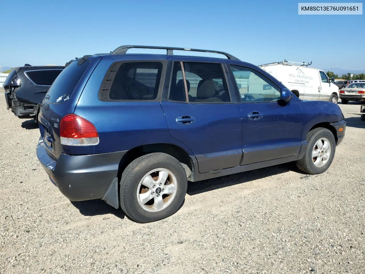 KM8SC13E76U091651 2006 Hyundai Santa Fe Gls