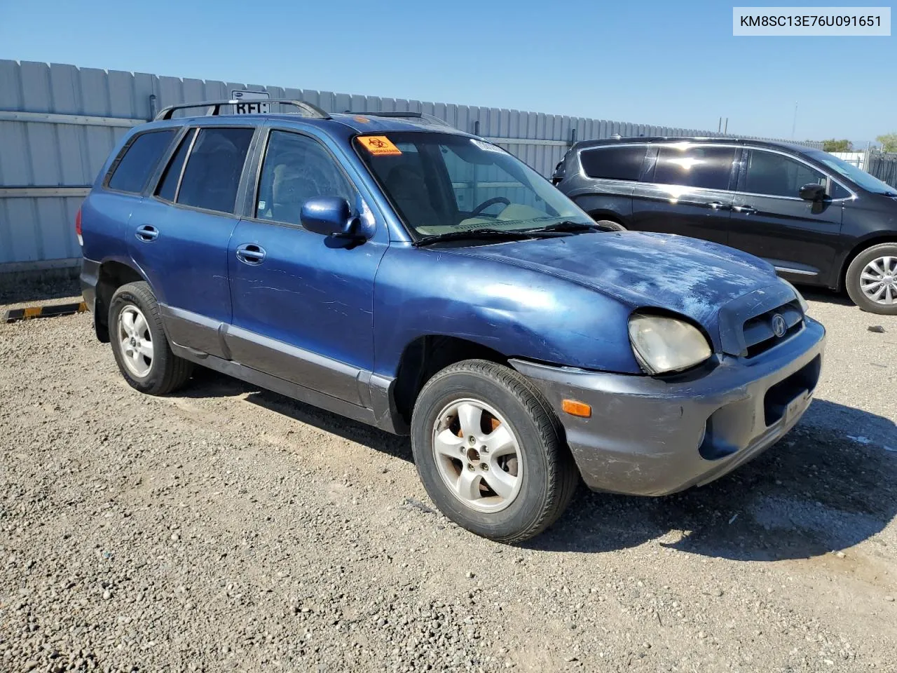 KM8SC13E76U091651 2006 Hyundai Santa Fe Gls