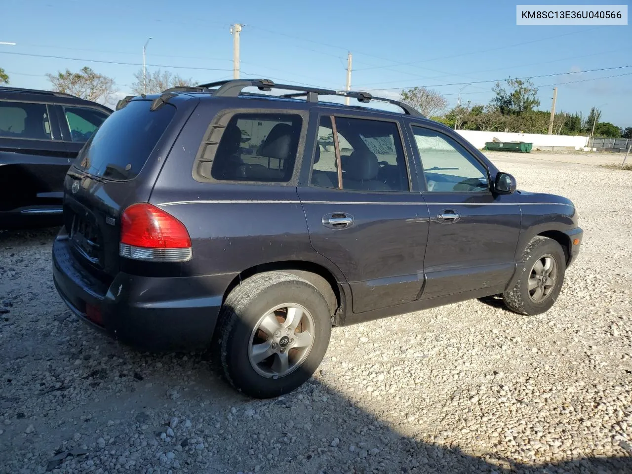 2006 Hyundai Santa Fe Gls VIN: KM8SC13E36U040566 Lot: 77750874