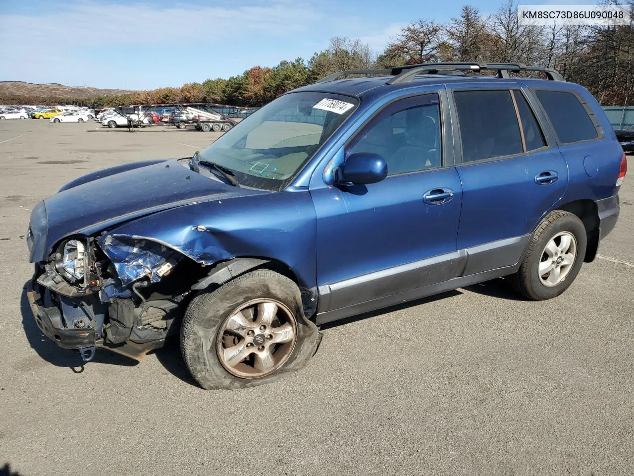 2006 Hyundai Santa Fe Gls VIN: KM8SC73D86U090048 Lot: 77769074