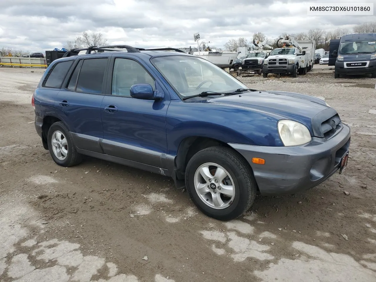 2006 Hyundai Santa Fe Gls VIN: KM8SC73DX6U101860 Lot: 79405724