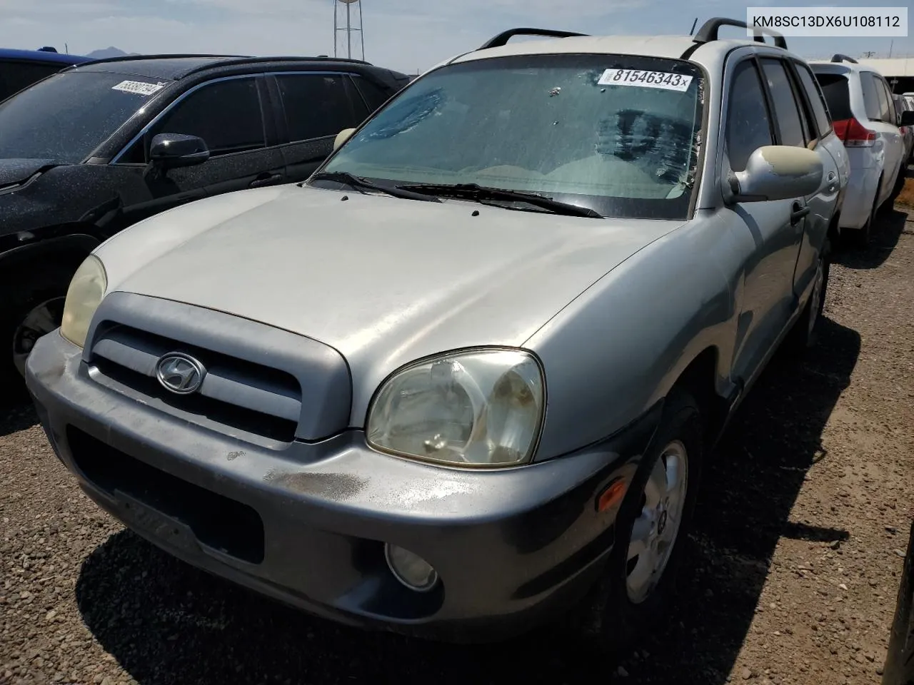 2006 Hyundai Santa Fe Gls VIN: KM8SC13DX6U108112 Lot: 81546343