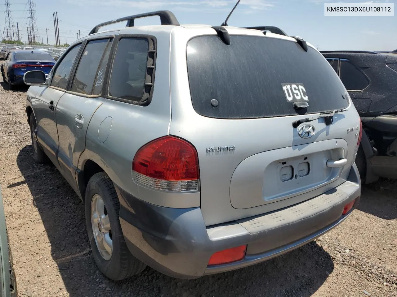 2006 Hyundai Santa Fe Gls VIN: KM8SC13DX6U108112 Lot: 81546343