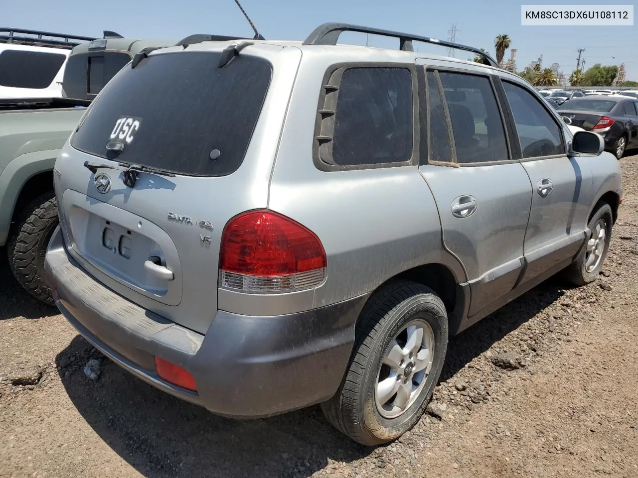 2006 Hyundai Santa Fe Gls VIN: KM8SC13DX6U108112 Lot: 81546343