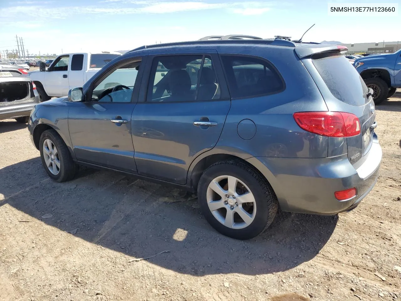 5NMSH13E77H123660 2007 Hyundai Santa Fe Se