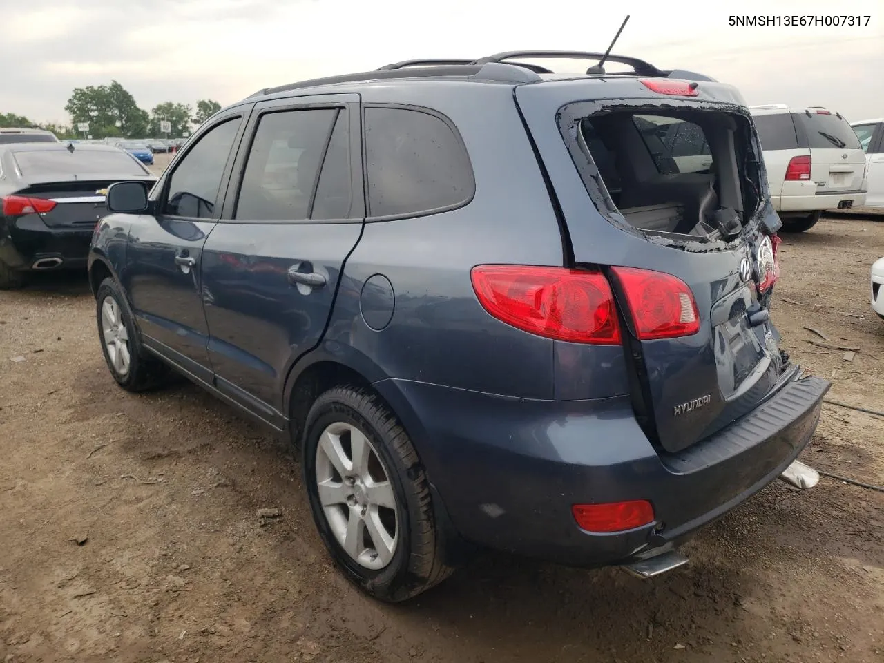 2007 Hyundai Santa Fe Se VIN: 5NMSH13E67H007317 Lot: 52566423