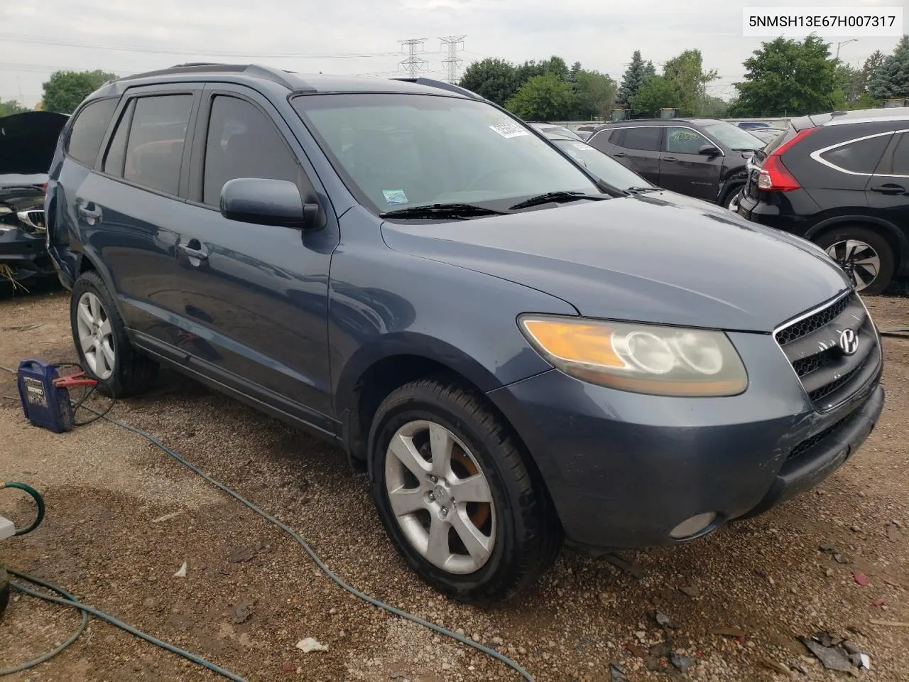 2007 Hyundai Santa Fe Se VIN: 5NMSH13E67H007317 Lot: 52566423