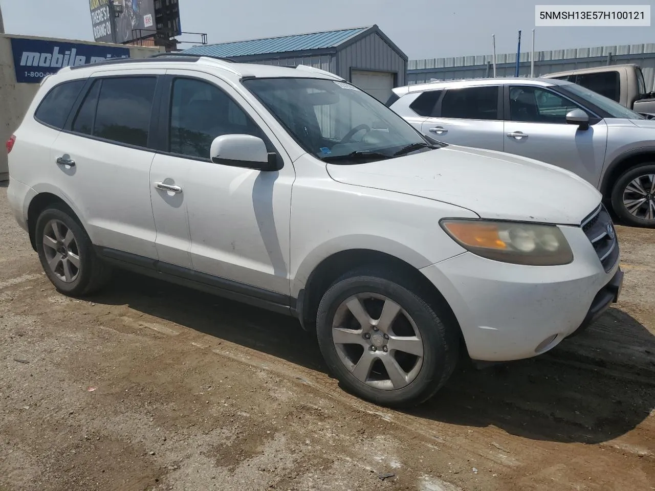 2007 Hyundai Santa Fe Se VIN: 5NMSH13E57H100121 Lot: 59352684