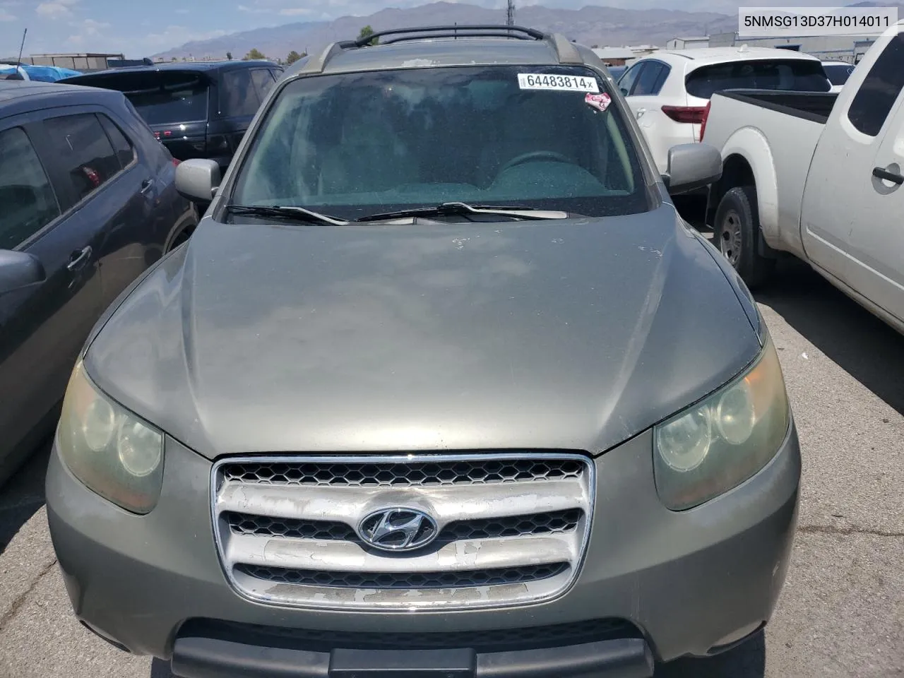 2007 Hyundai Santa Fe Gls VIN: 5NMSG13D37H014011 Lot: 64483814