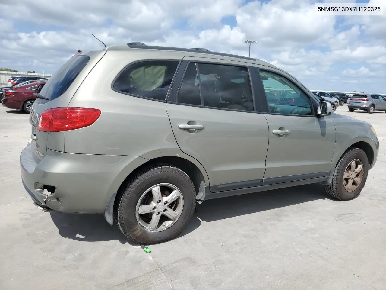 5NMSG13DX7H120326 2007 Hyundai Santa Fe Gls