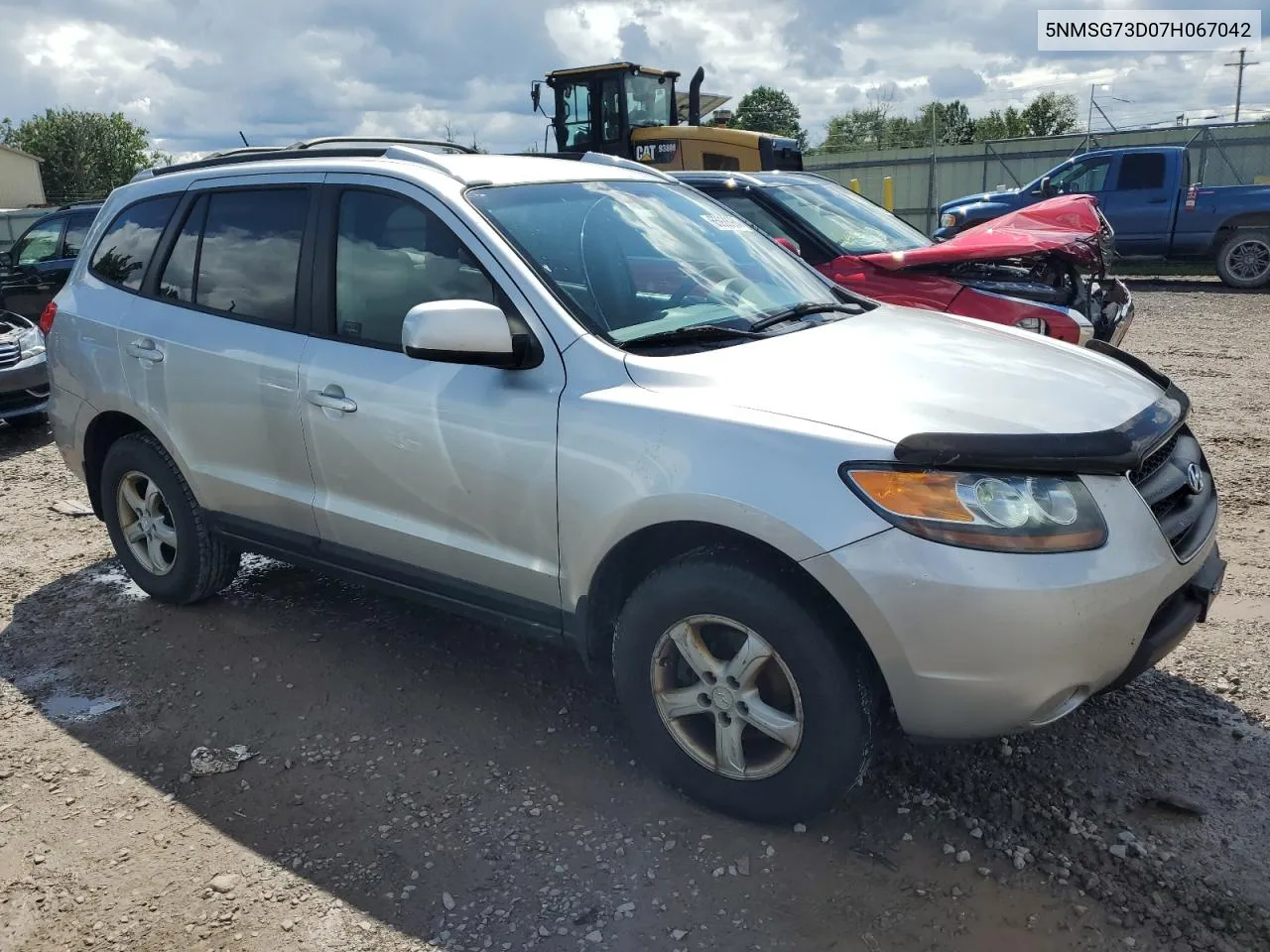 2007 Hyundai Santa Fe Gls VIN: 5NMSG73D07H067042 Lot: 65938984