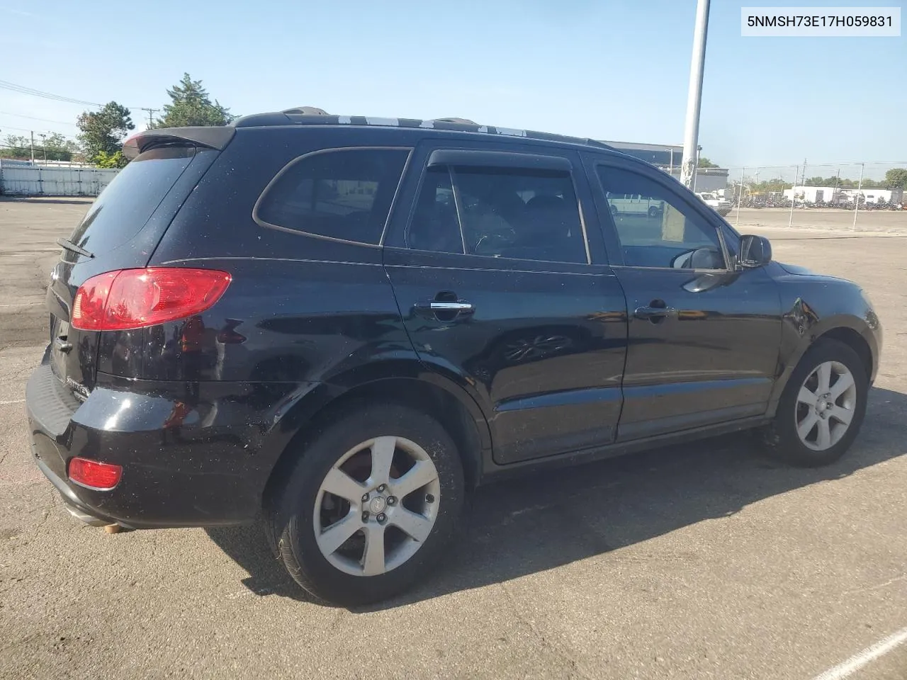 2007 Hyundai Santa Fe Se VIN: 5NMSH73E17H059831 Lot: 66865204