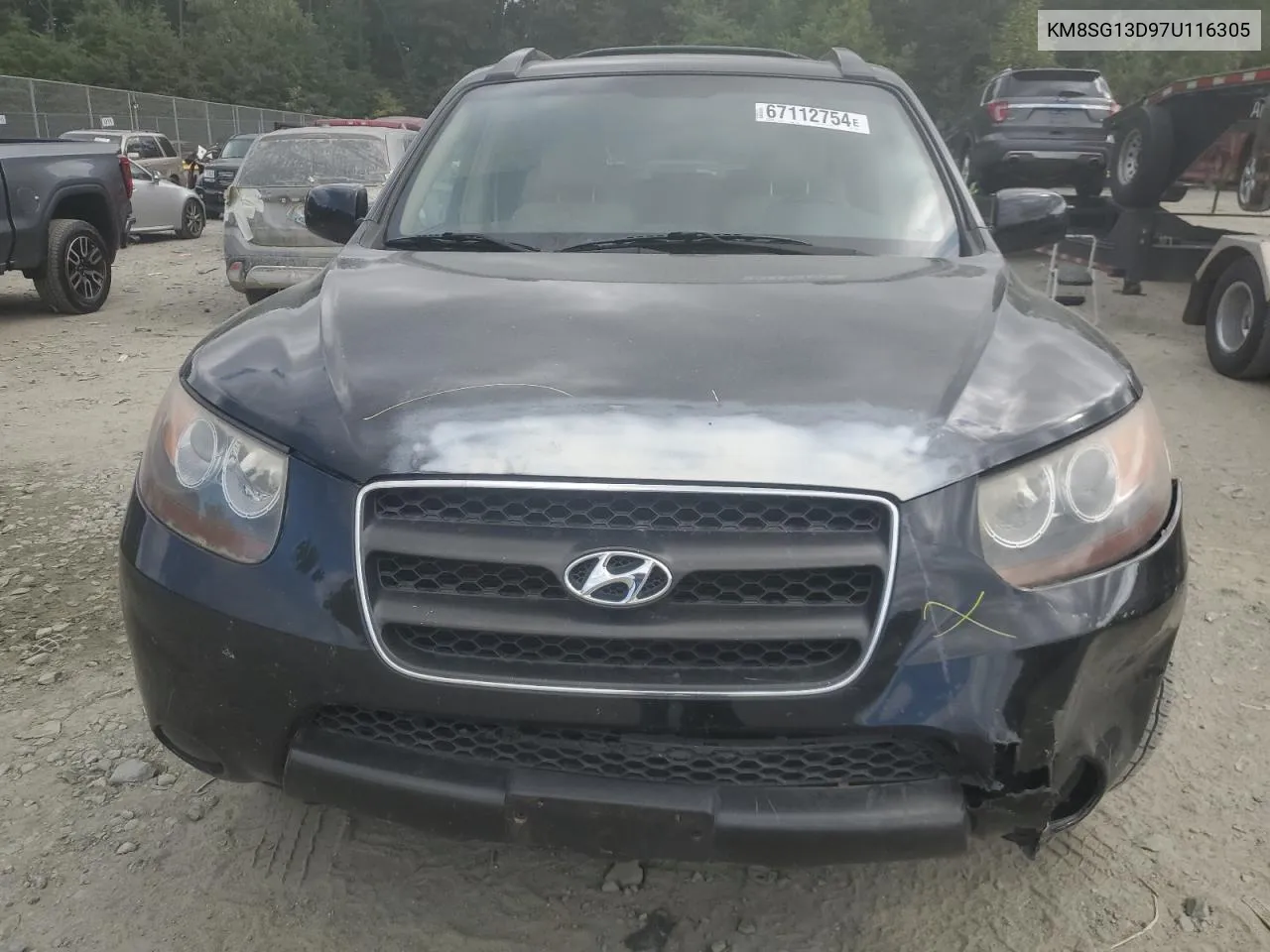 KM8SG13D97U116305 2007 Hyundai Santa Fe Gls