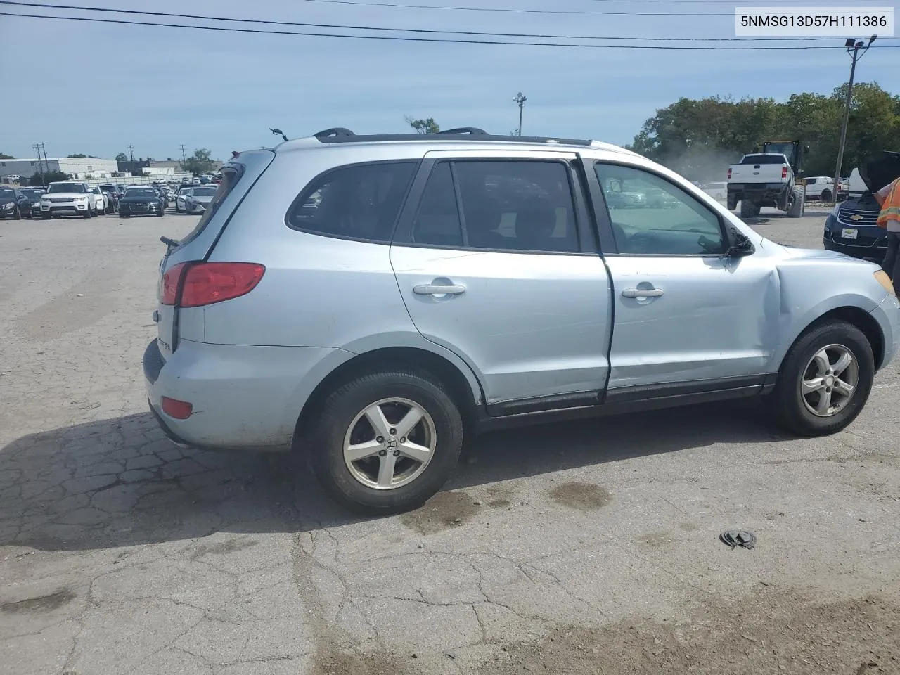 2007 Hyundai Santa Fe Gls VIN: 5NMSG13D57H111386 Lot: 67955354