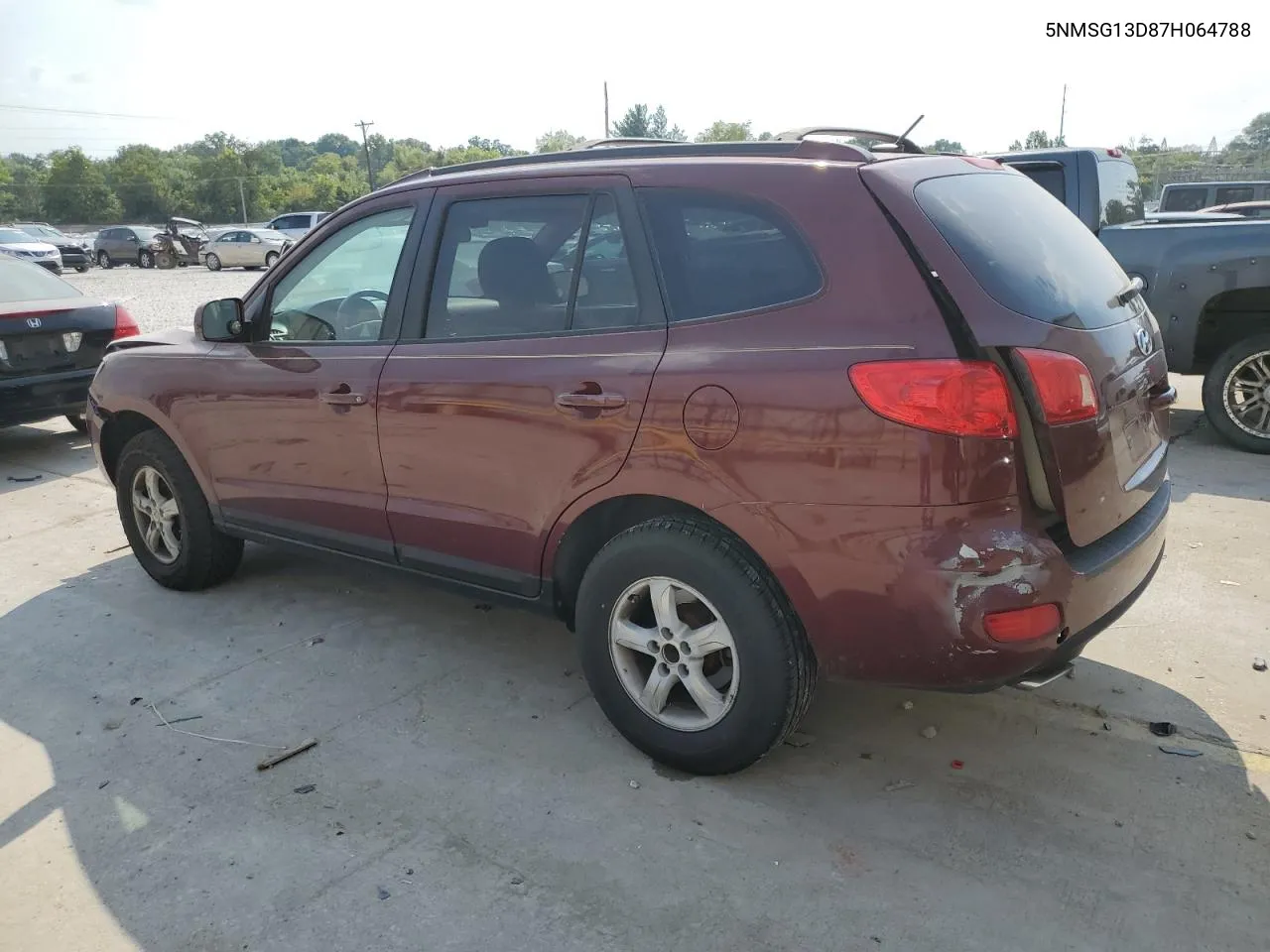 5NMSG13D87H064788 2007 Hyundai Santa Fe Gls