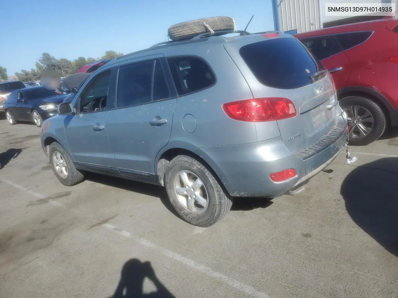 2007 Hyundai Santa Fe Gls VIN: 5NMSG13D97H014935 Lot: 69230254