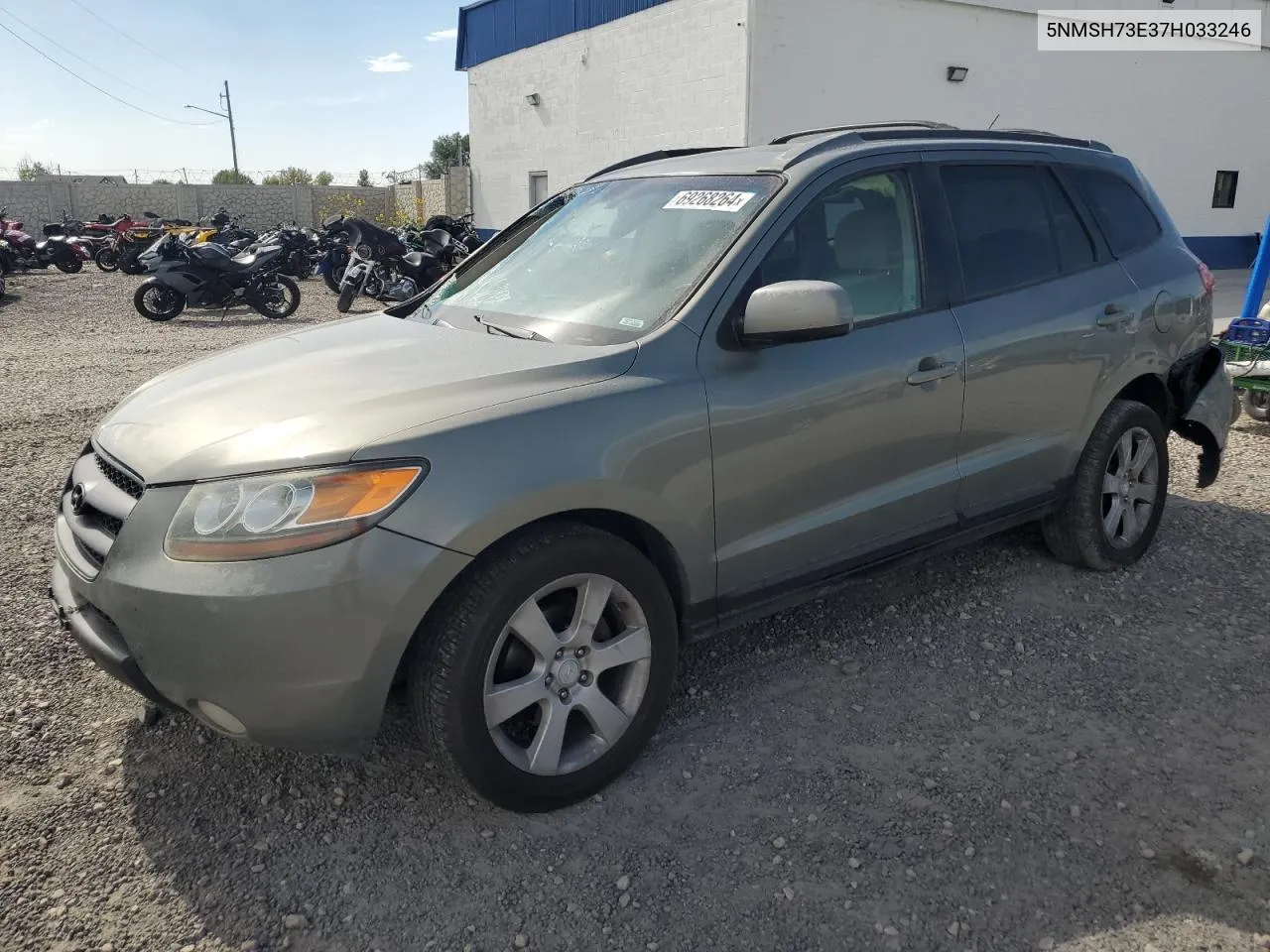 2007 Hyundai Santa Fe Se VIN: 5NMSH73E37H033246 Lot: 69268264