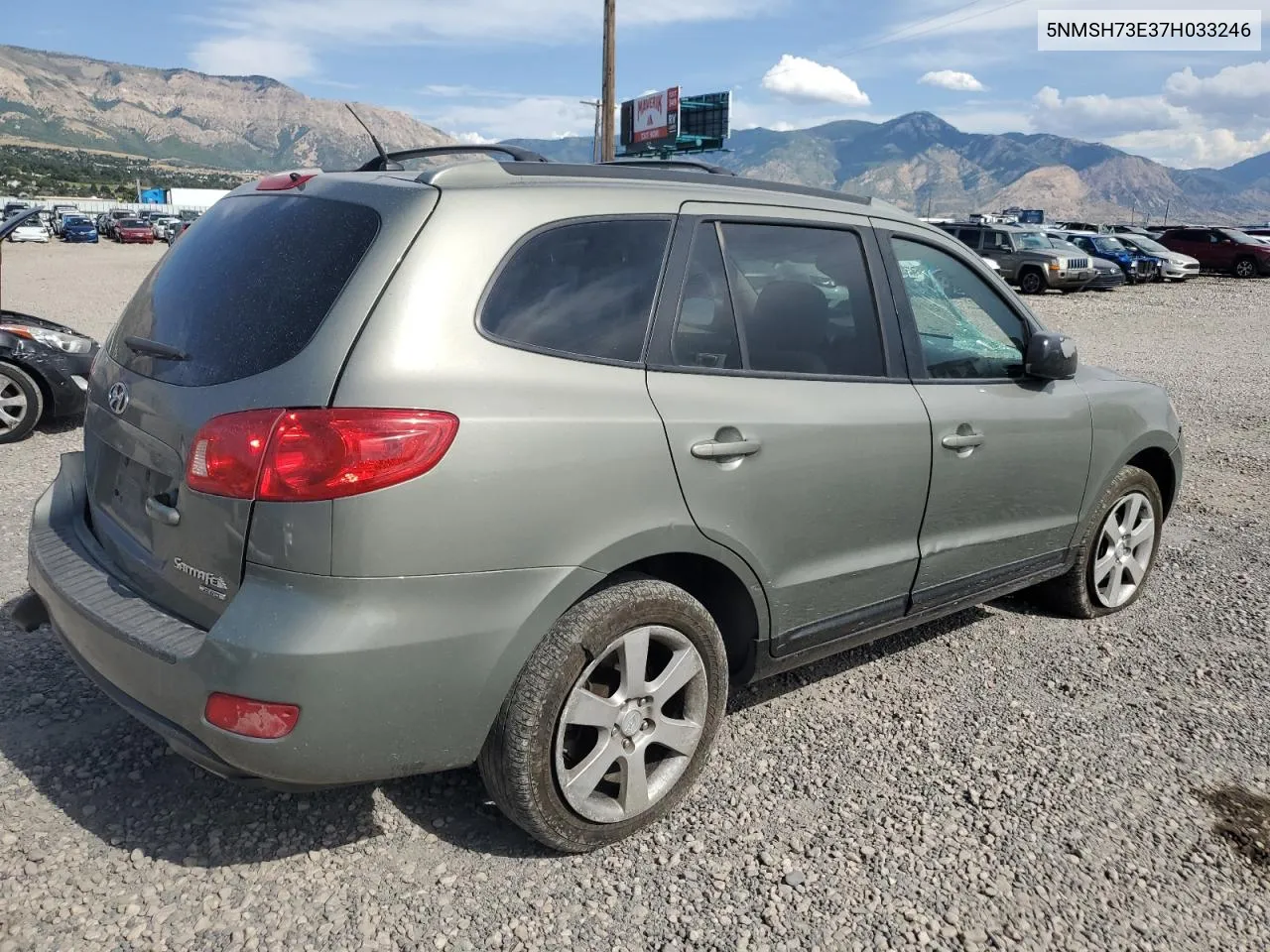 2007 Hyundai Santa Fe Se VIN: 5NMSH73E37H033246 Lot: 69268264