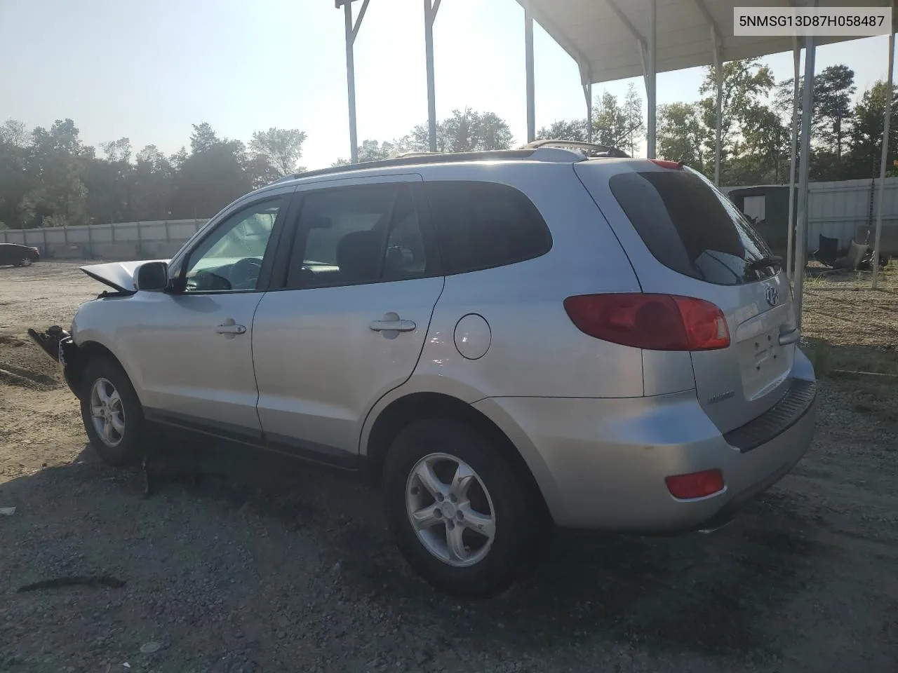 2007 Hyundai Santa Fe Gls VIN: 5NMSG13D87H058487 Lot: 69313444