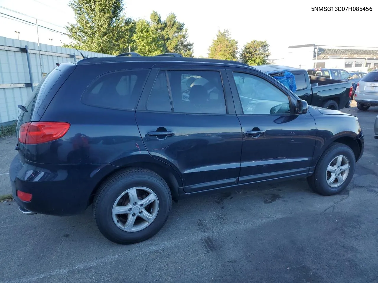 2007 Hyundai Santa Fe Gls VIN: 5NMSG13D07H085456 Lot: 69424854