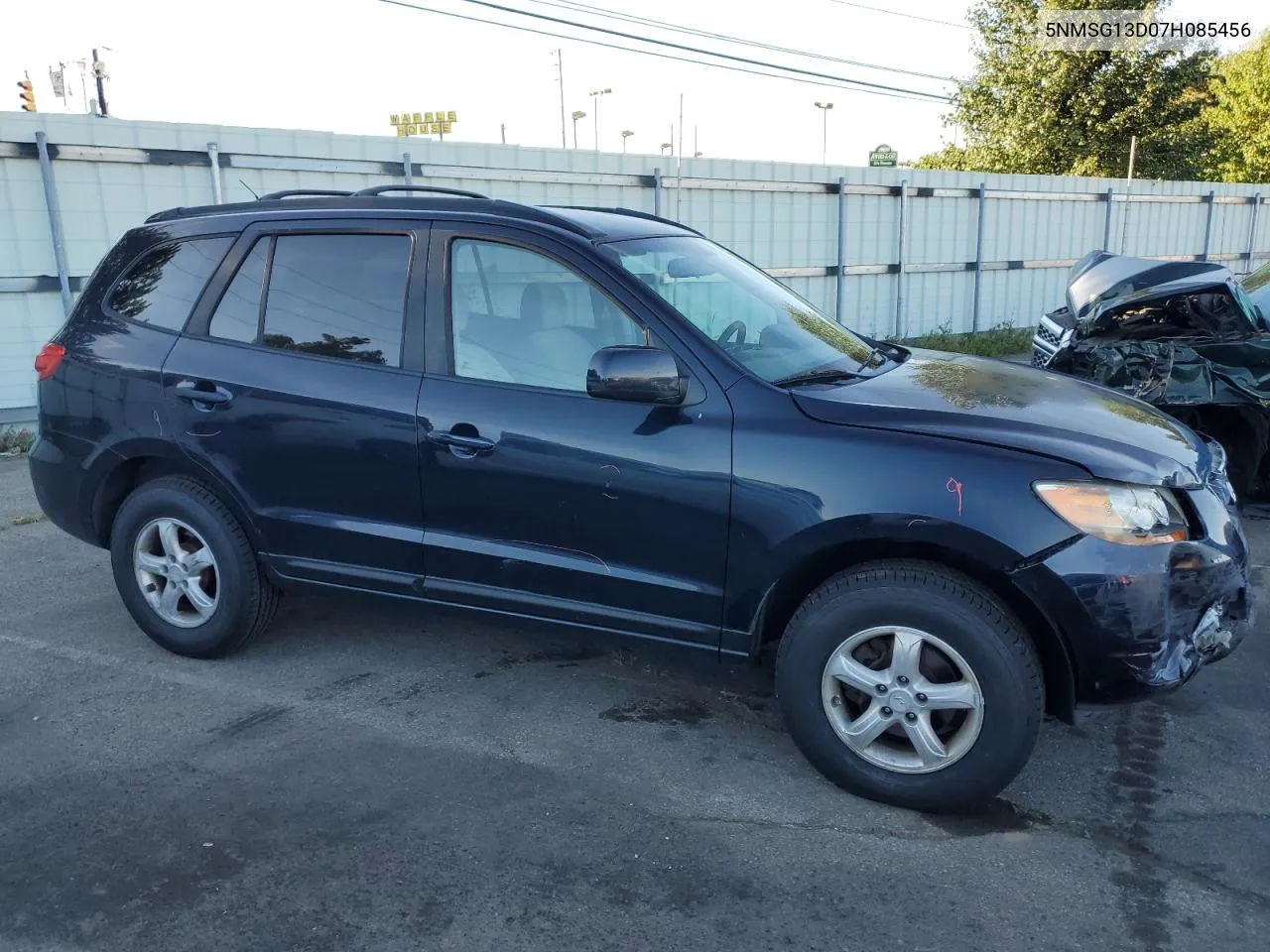 2007 Hyundai Santa Fe Gls VIN: 5NMSG13D07H085456 Lot: 69424854