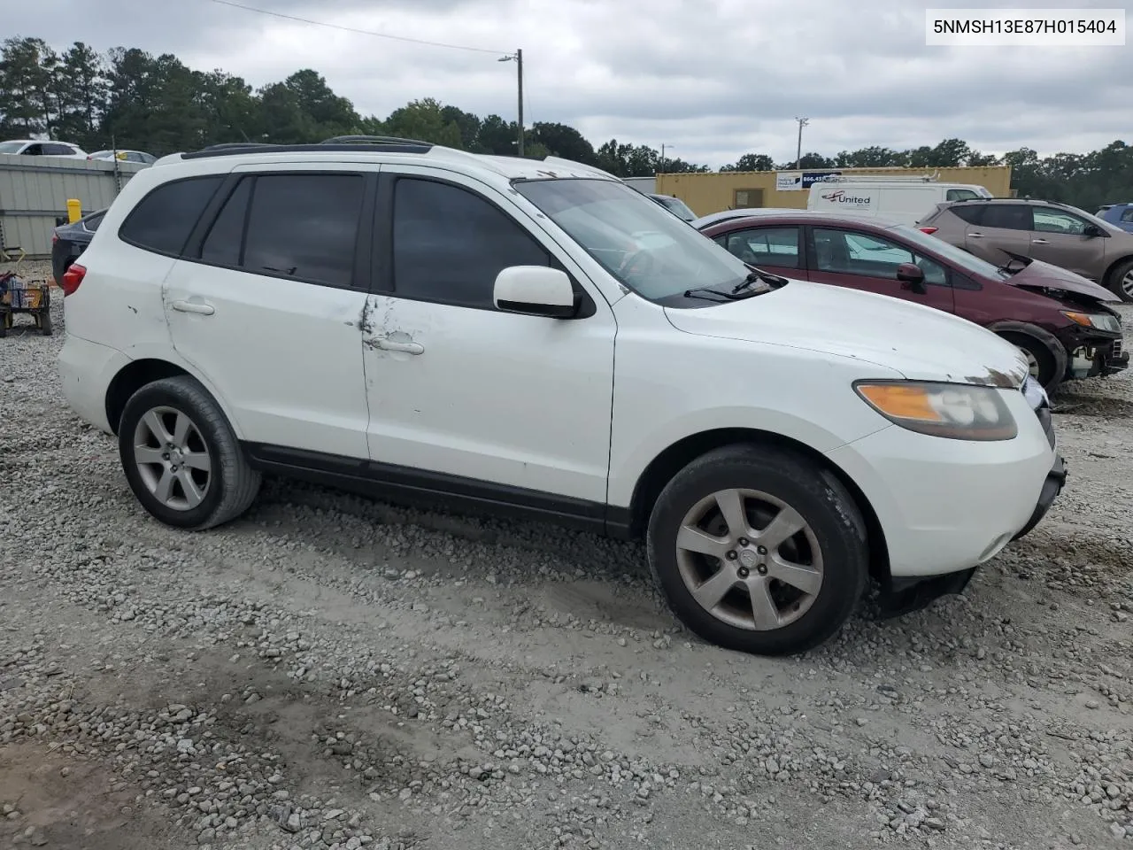 5NMSH13E87H015404 2007 Hyundai Santa Fe Se