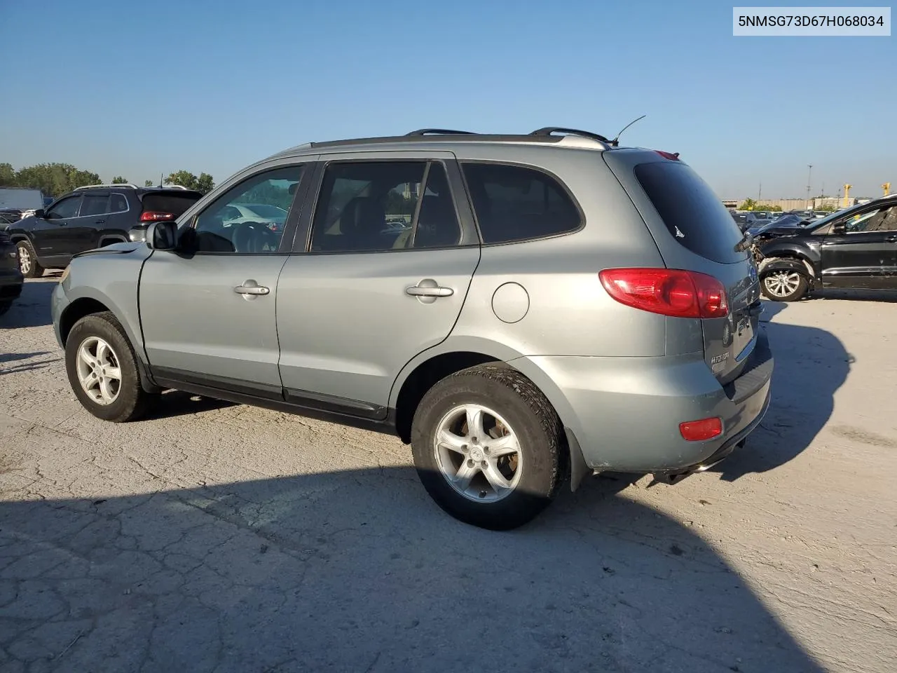 2007 Hyundai Santa Fe Gls VIN: 5NMSG73D67H068034 Lot: 69727784