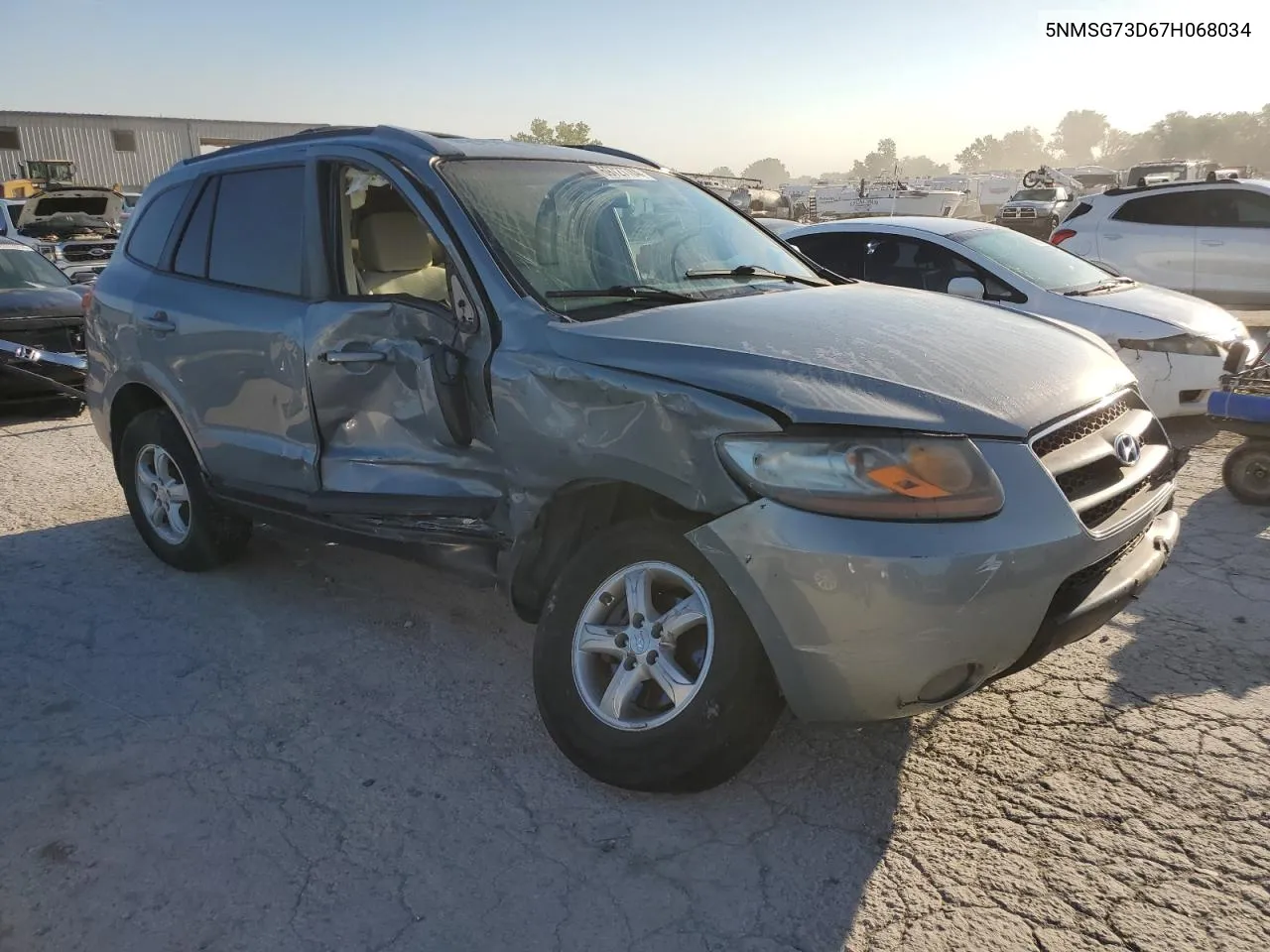 2007 Hyundai Santa Fe Gls VIN: 5NMSG73D67H068034 Lot: 69727784