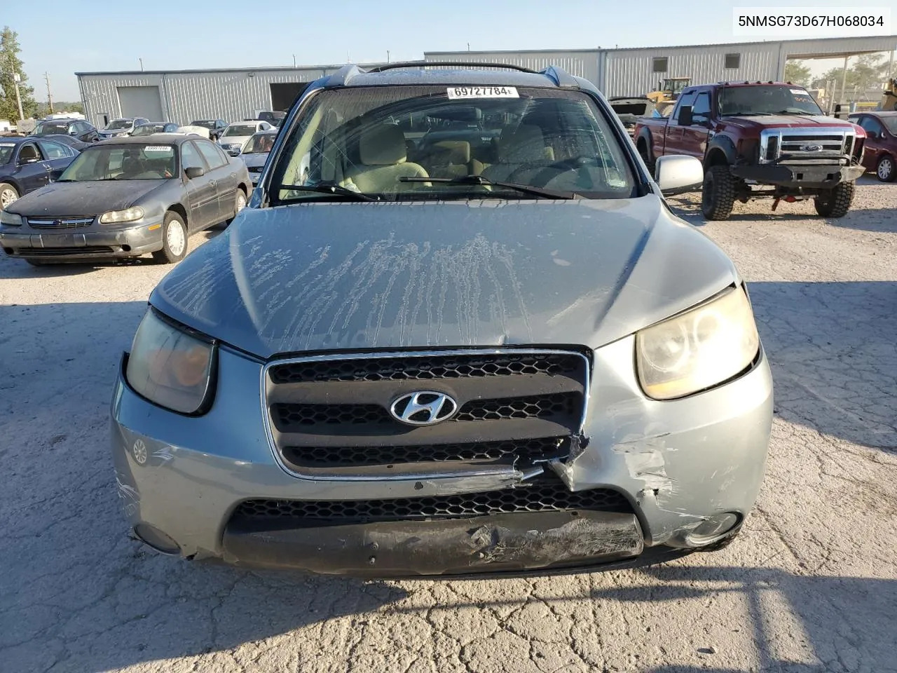 2007 Hyundai Santa Fe Gls VIN: 5NMSG73D67H068034 Lot: 69727784