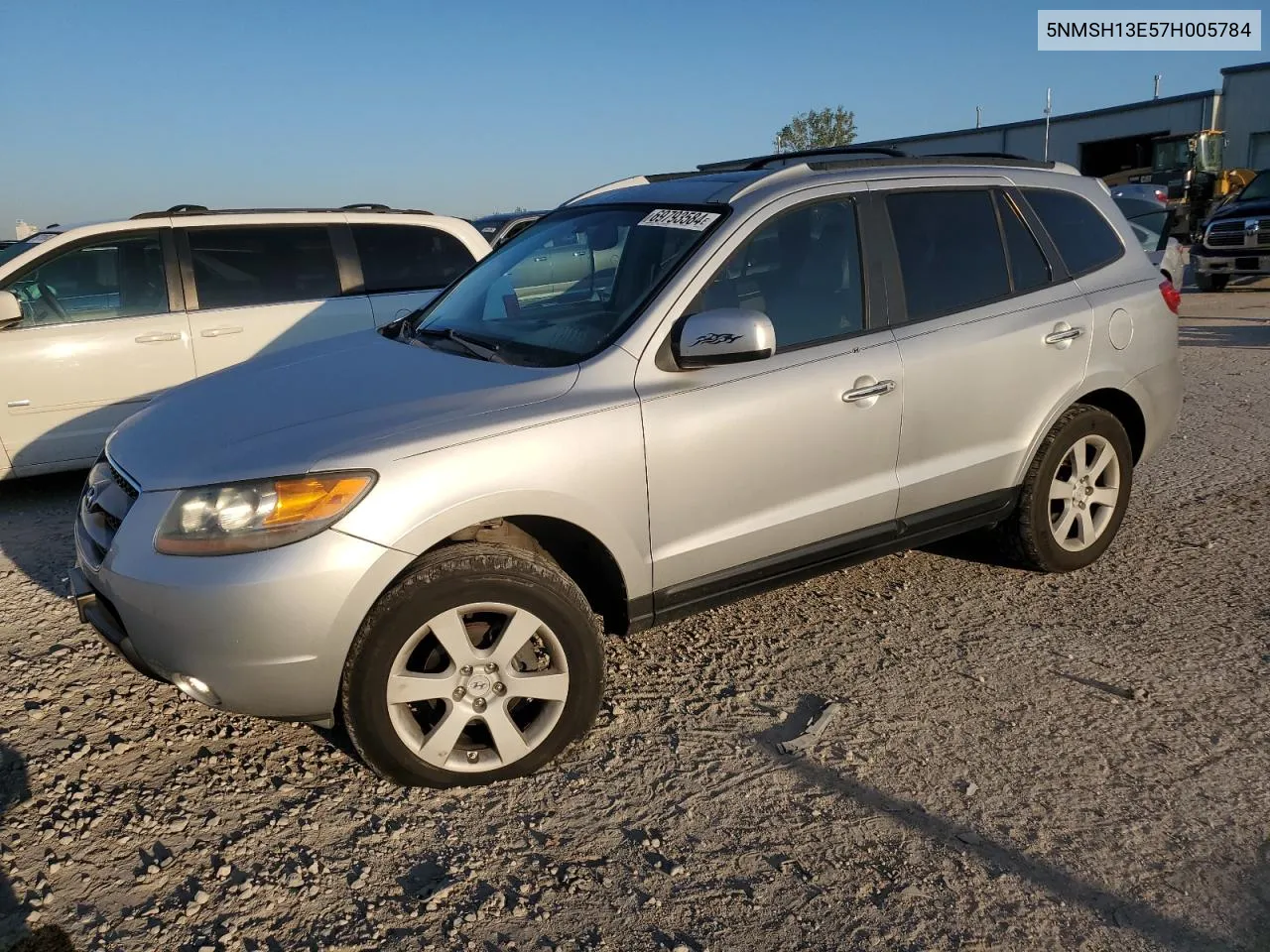 2007 Hyundai Santa Fe Se VIN: 5NMSH13E57H005784 Lot: 69793584