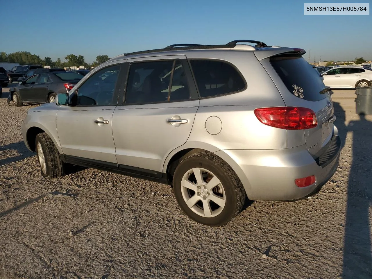 2007 Hyundai Santa Fe Se VIN: 5NMSH13E57H005784 Lot: 69793584