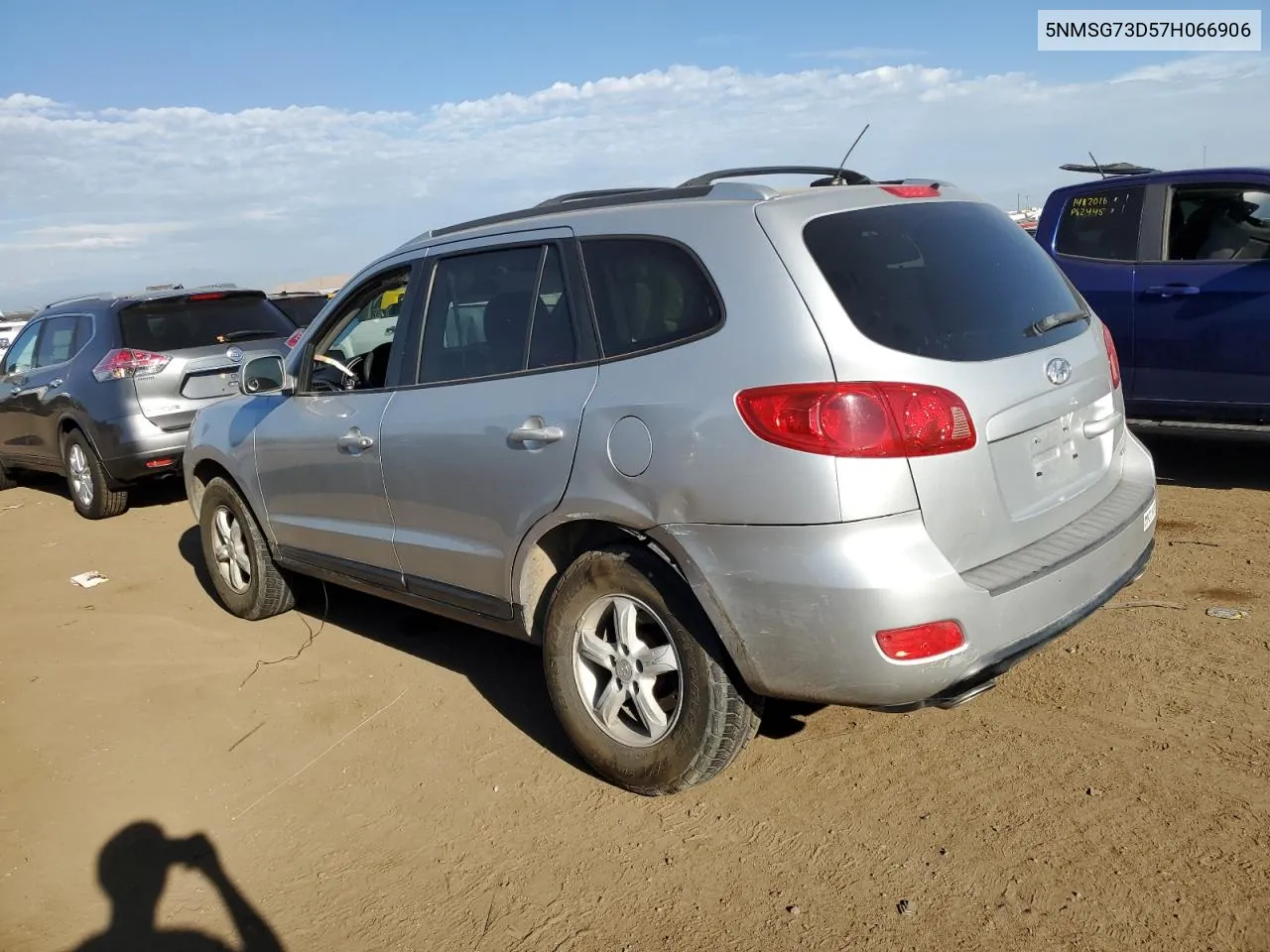 2007 Hyundai Santa Fe Gls VIN: 5NMSG73D57H066906 Lot: 70247154