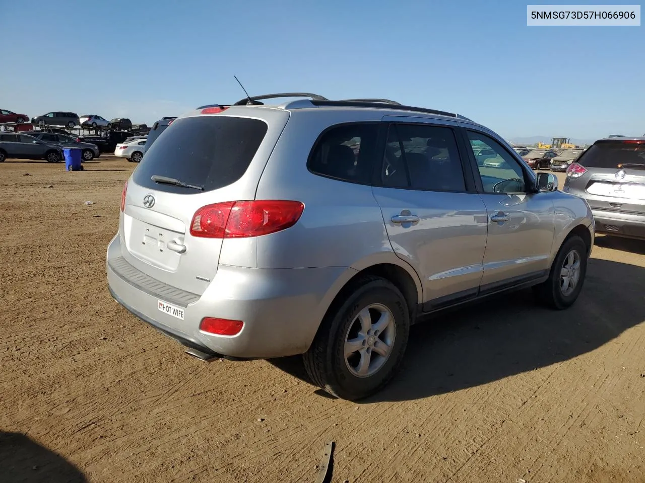 2007 Hyundai Santa Fe Gls VIN: 5NMSG73D57H066906 Lot: 70247154