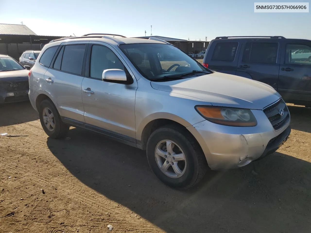 2007 Hyundai Santa Fe Gls VIN: 5NMSG73D57H066906 Lot: 70247154