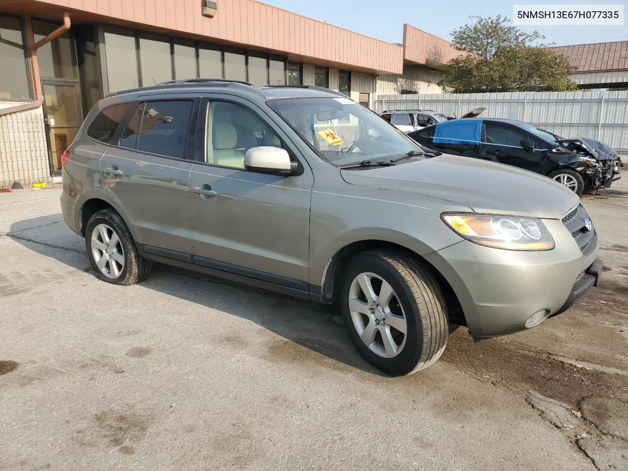 2007 Hyundai Santa Fe Se VIN: 5NMSH13E67H077335 Lot: 70749084