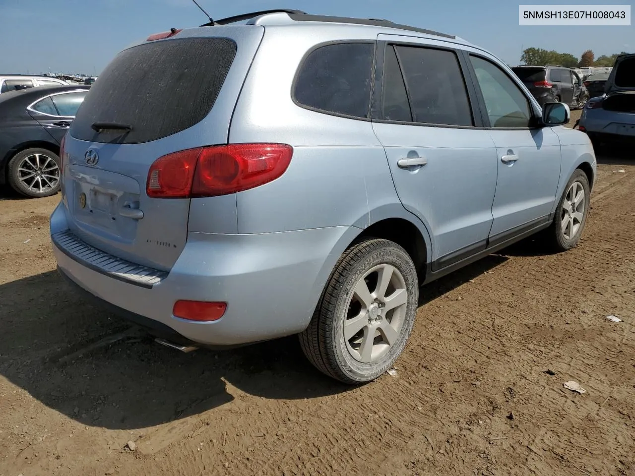 5NMSH13E07H008043 2007 Hyundai Santa Fe Se