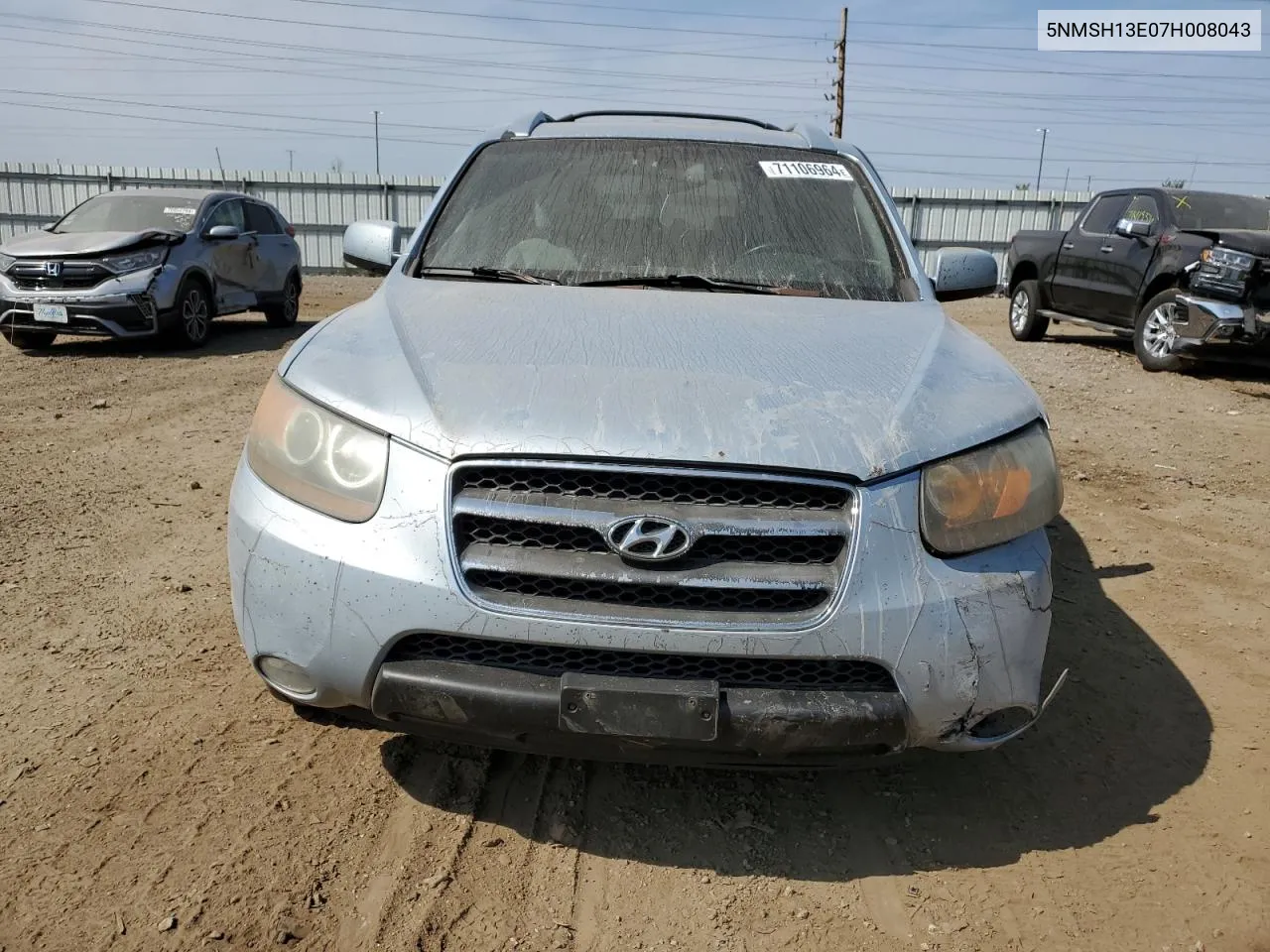 5NMSH13E07H008043 2007 Hyundai Santa Fe Se