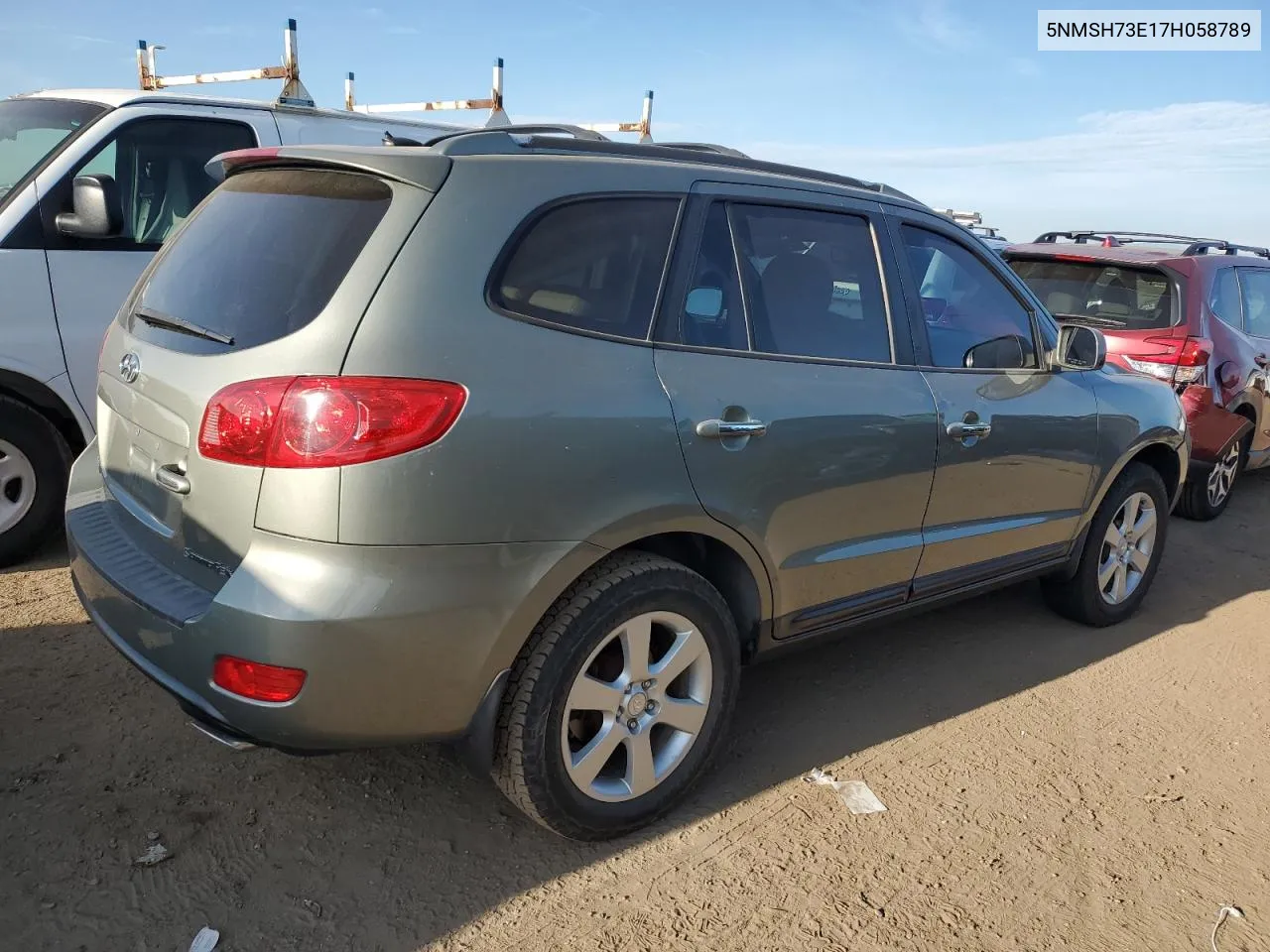 2007 Hyundai Santa Fe Se VIN: 5NMSH73E17H058789 Lot: 71220304