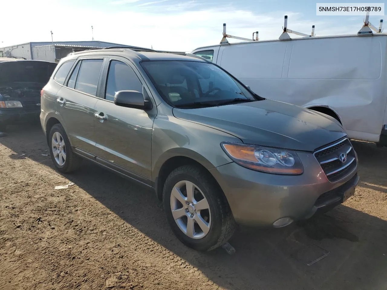 5NMSH73E17H058789 2007 Hyundai Santa Fe Se