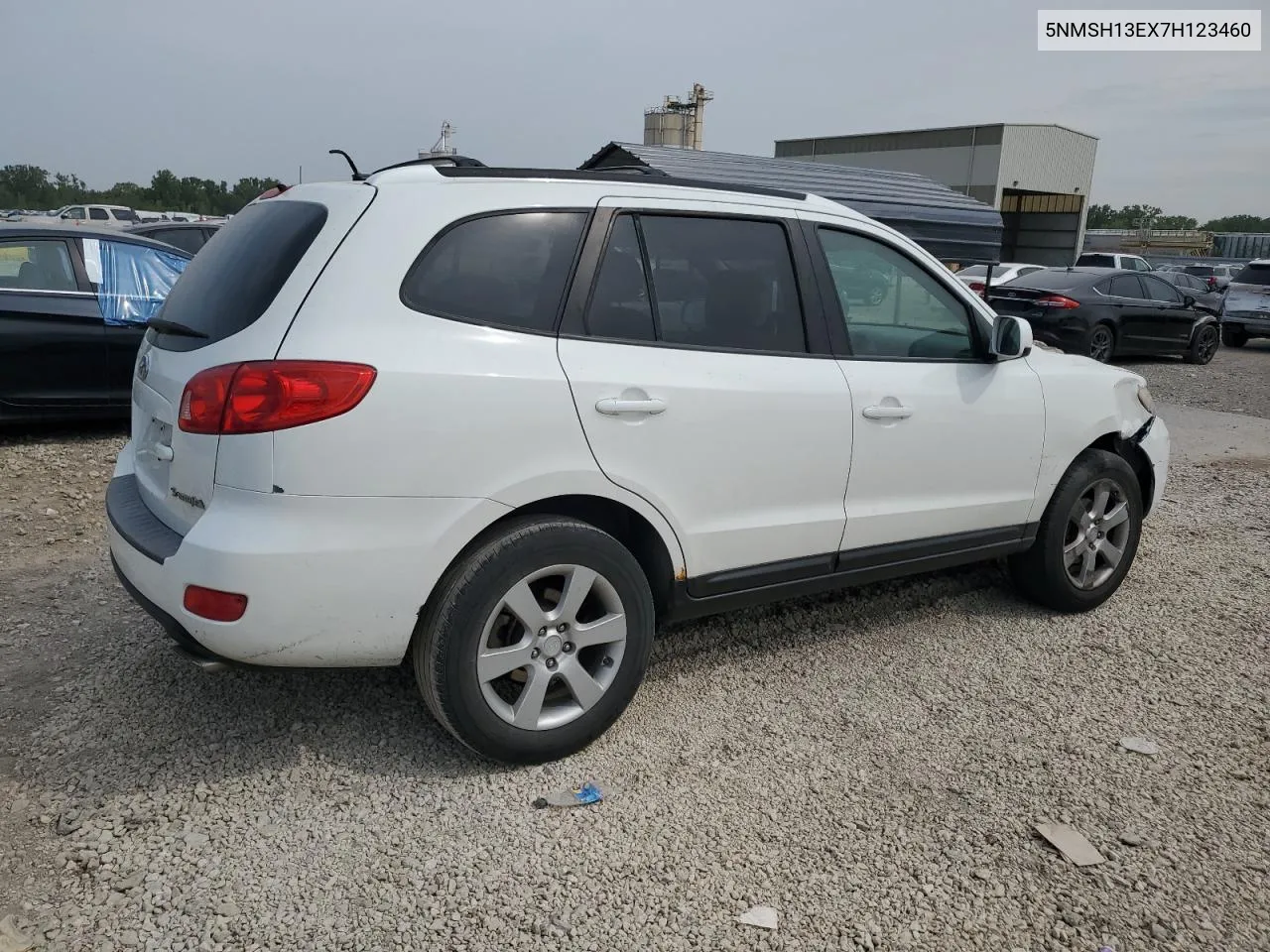 2007 Hyundai Santa Fe Se VIN: 5NMSH13EX7H123460 Lot: 71380404