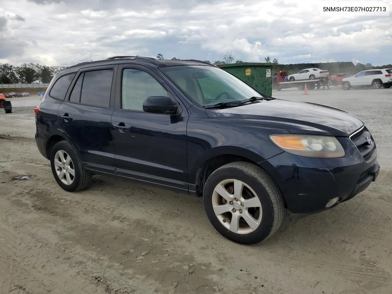 5NMSH73E07H027713 2007 Hyundai Santa Fe Se