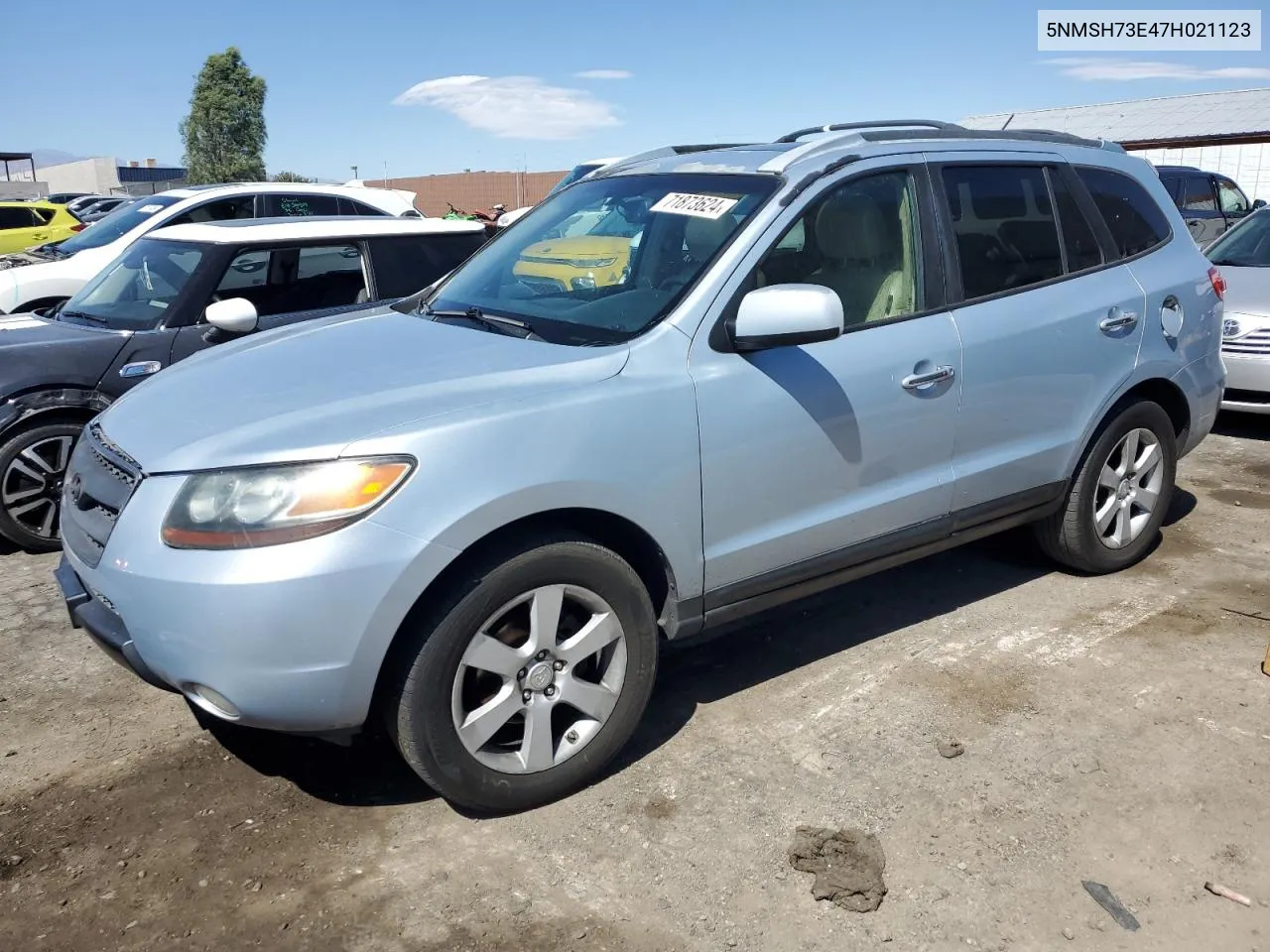 5NMSH73E47H021123 2007 Hyundai Santa Fe Se