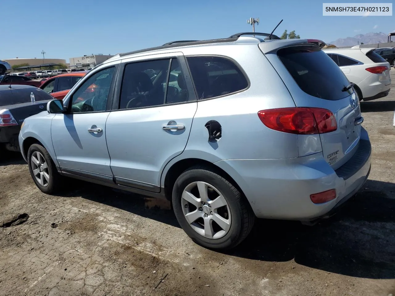 2007 Hyundai Santa Fe Se VIN: 5NMSH73E47H021123 Lot: 71873624