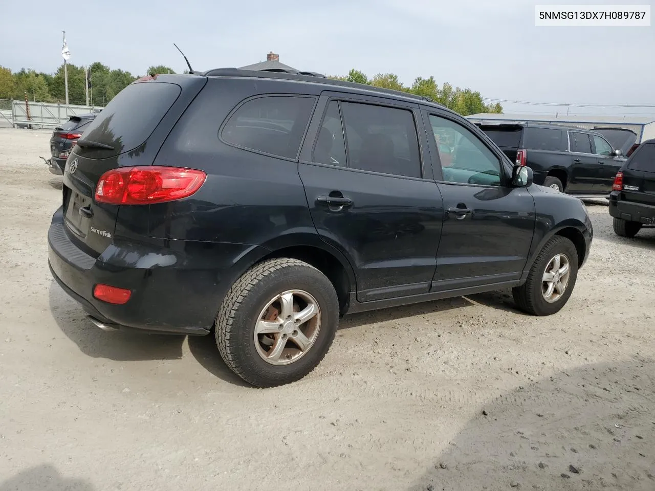 2007 Hyundai Santa Fe Gls VIN: 5NMSG13DX7H089787 Lot: 72329224