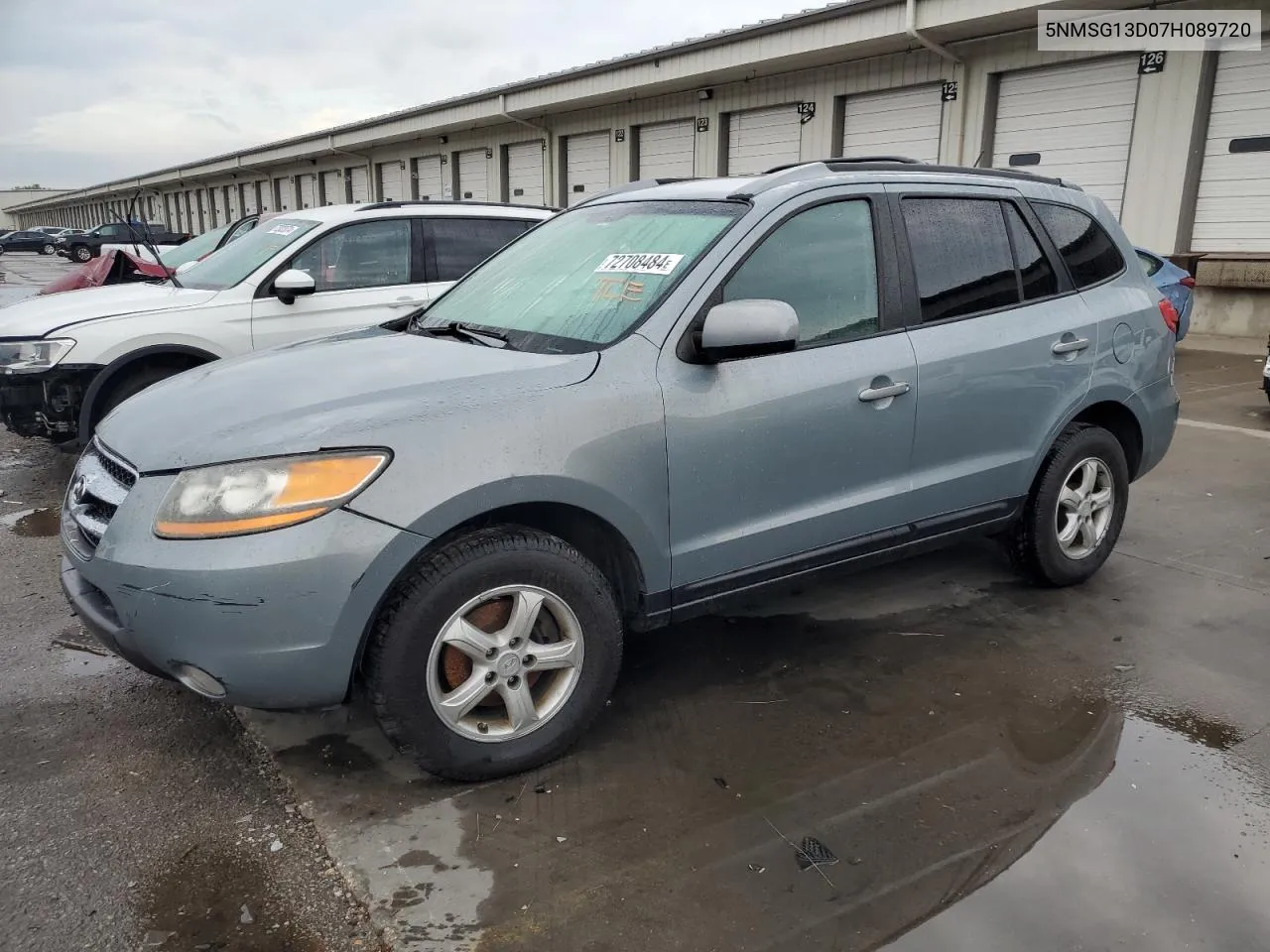 2007 Hyundai Santa Fe Gls VIN: 5NMSG13D07H089720 Lot: 72708484