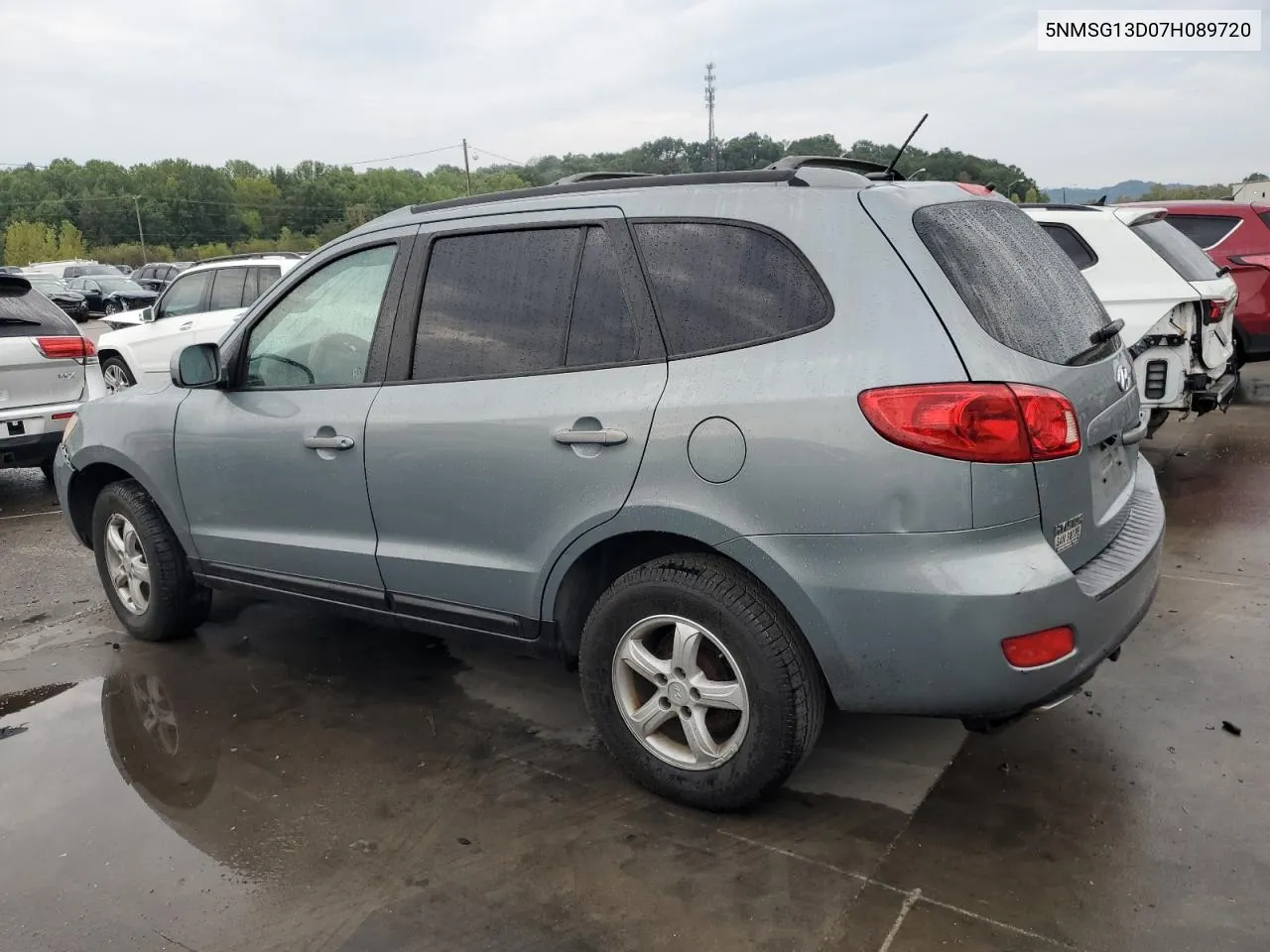 2007 Hyundai Santa Fe Gls VIN: 5NMSG13D07H089720 Lot: 72708484